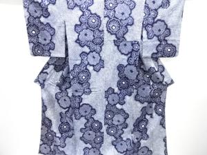 アンティーク　有松鳴海本絞り　菊模様着物